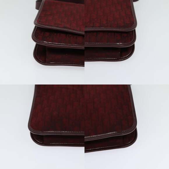 DIOR Trotter Canvas Shoulder Bag Red - Picture 10 of 12
